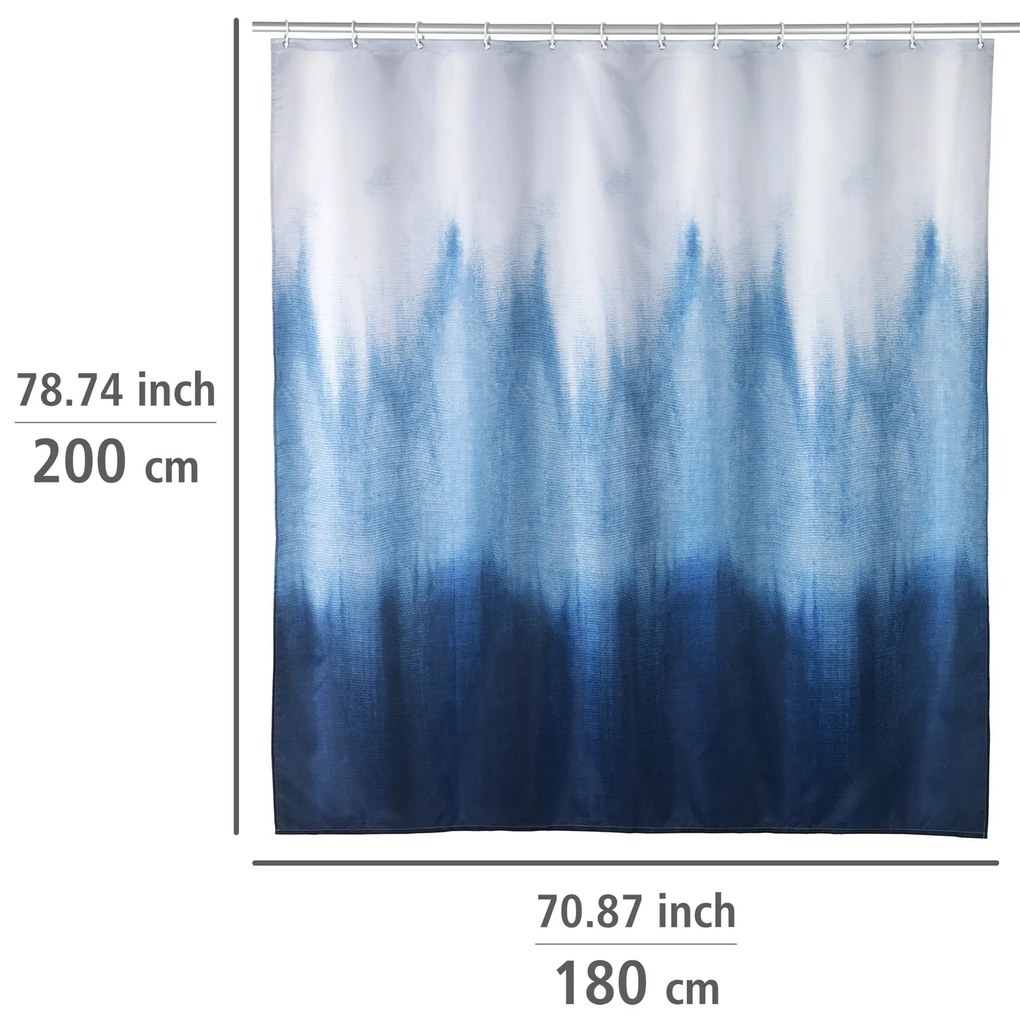 Zasłona prysznicowa Alara, 180 x 200 cm, WENKO