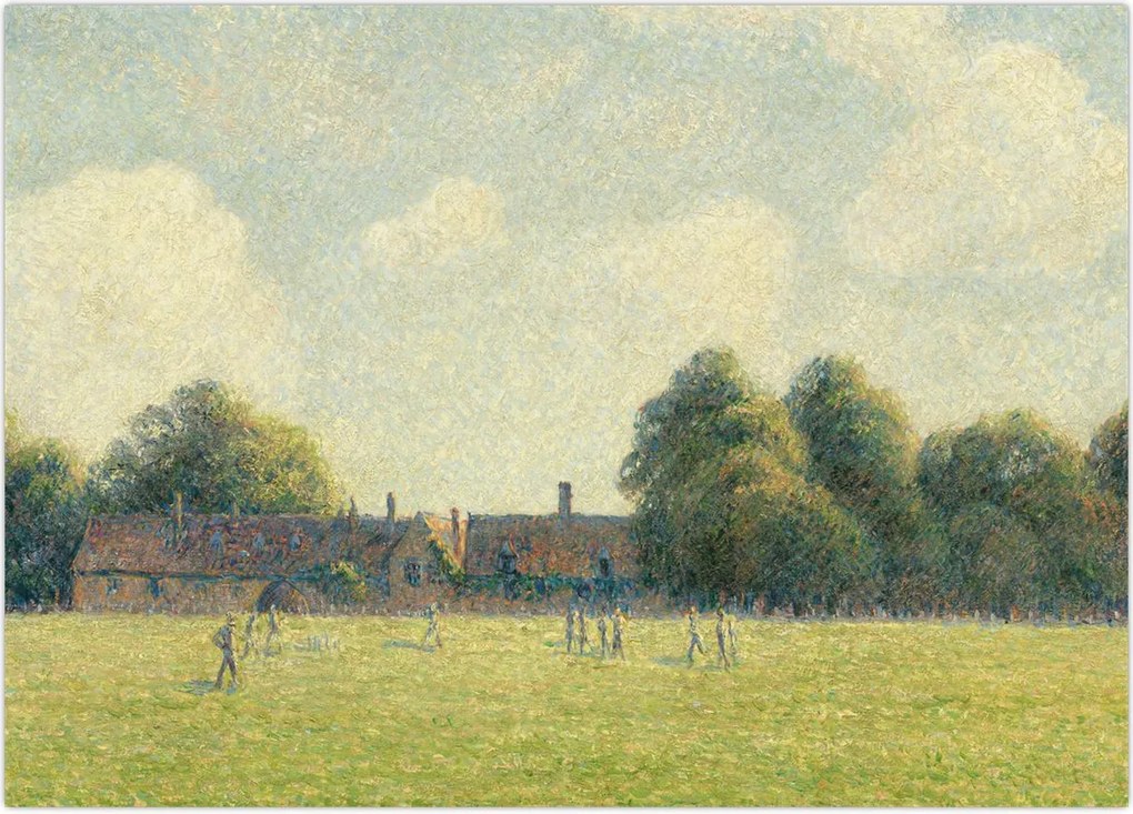 Obraz - Camille Pissarro, Hampton Court Green, reprodukcje (70x50 cm)