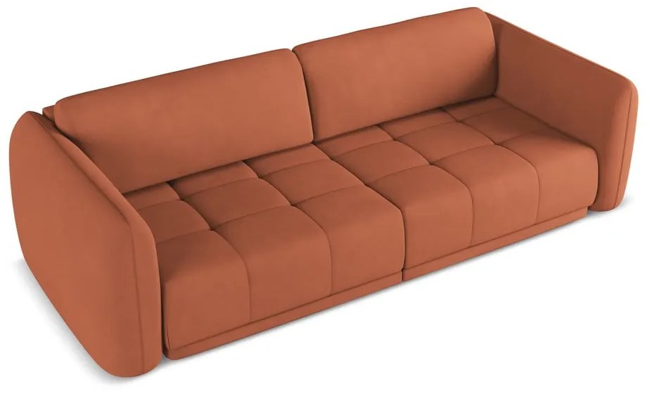 Pomarańczowa sofa 210 cm Hoku – Makamii
