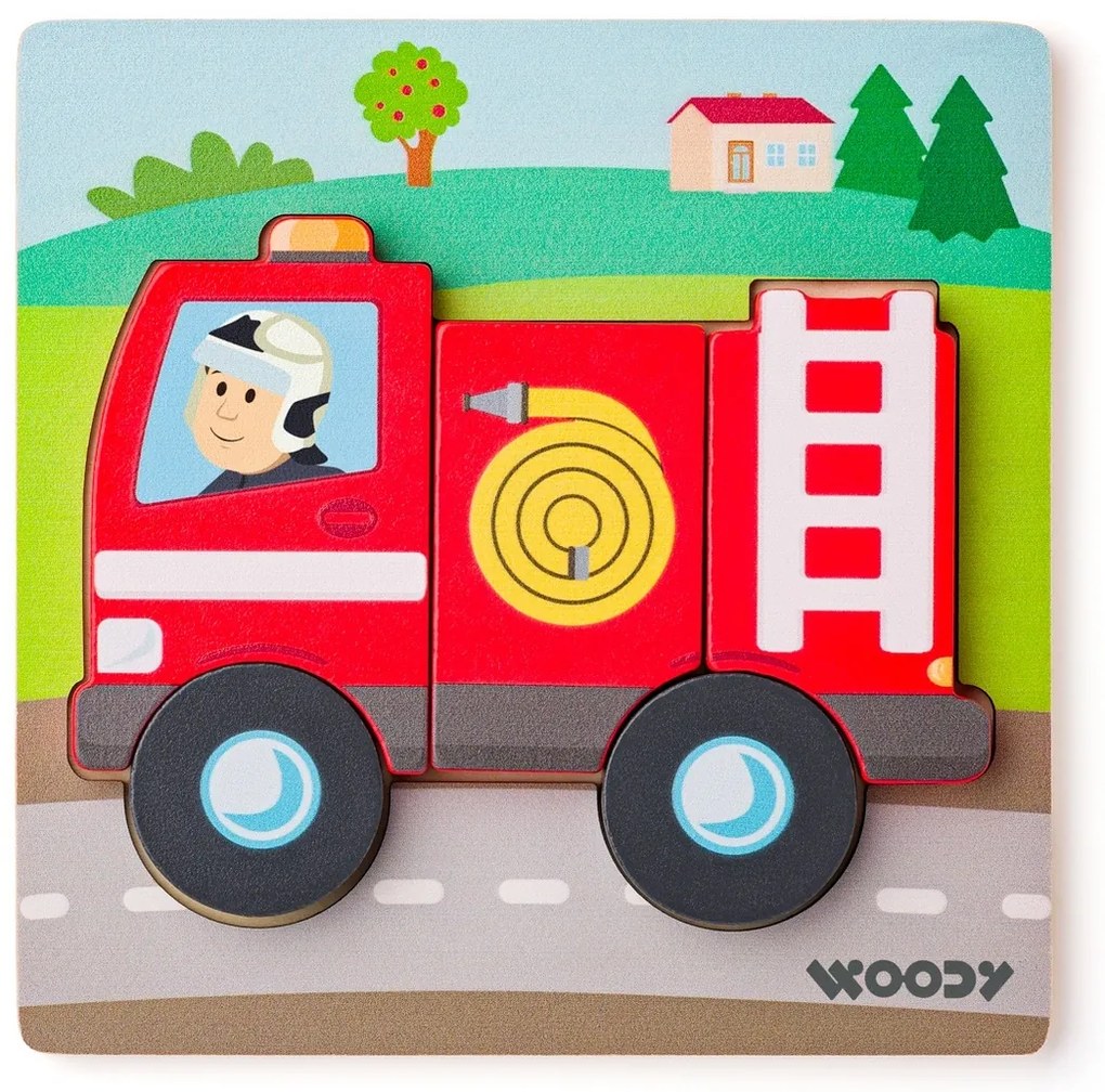 Woody Puzzle Baby Strażak