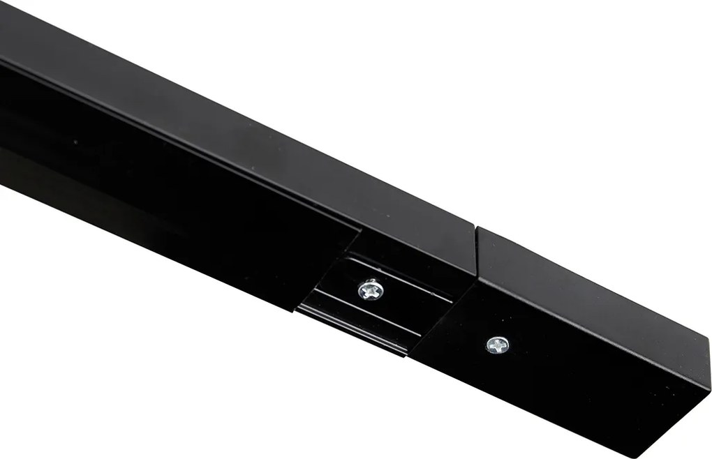 Nowoczesny system szynowy 1-fazowy w komplecie z 4 żarówkami WiFi GU10 w kolorze ciemnego brązu - Jeana