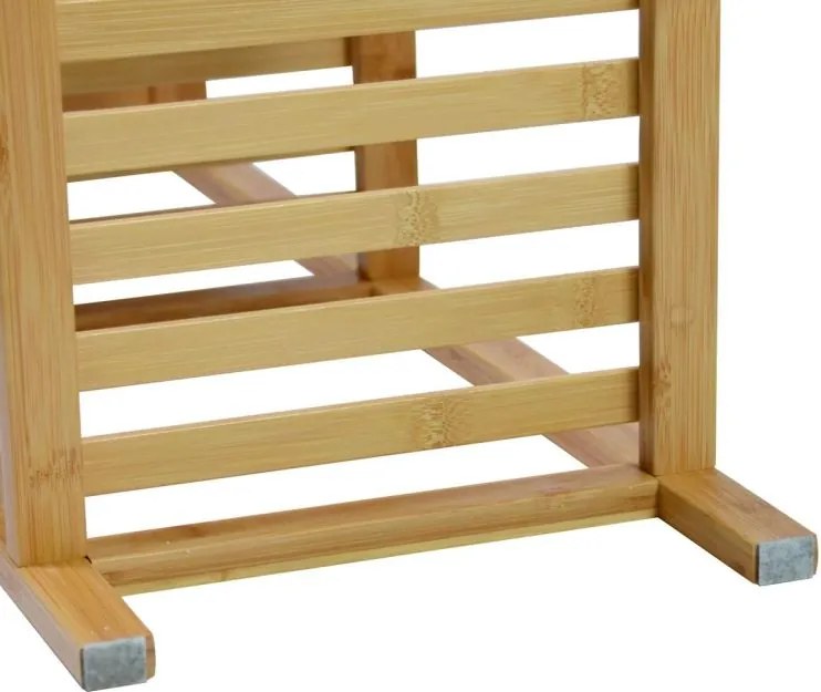 Regał bambusowy, 5 półek, 60 x 26 x 130 cm.