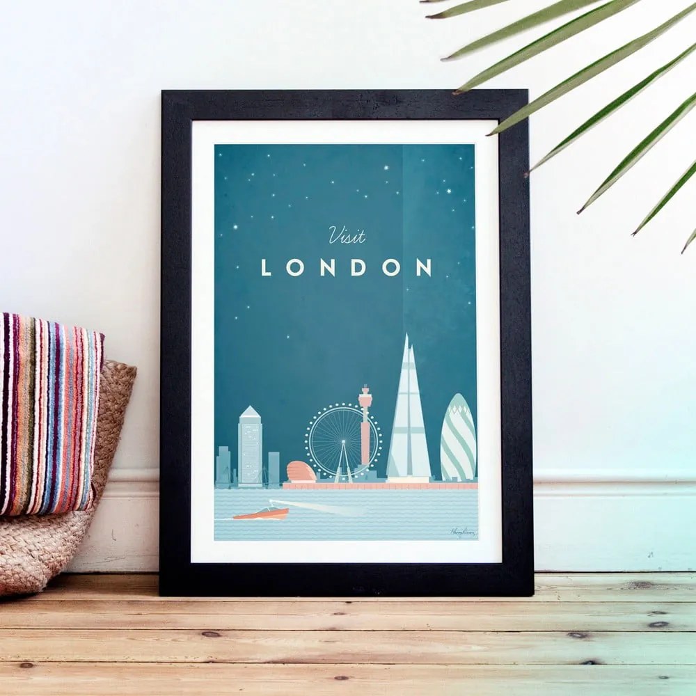 Plakat Travelposter London, 30 x 40 cm