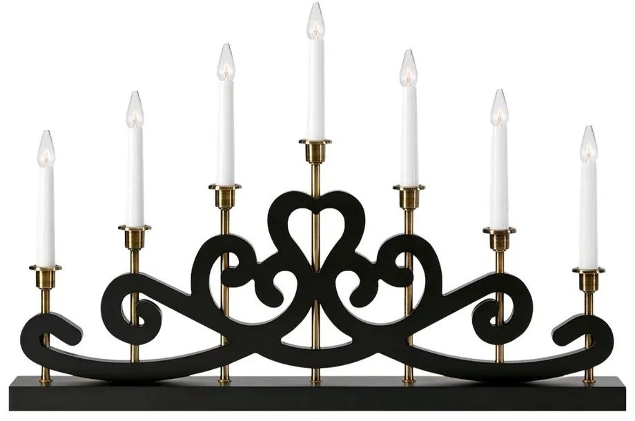 Czarna świąteczna dekoracja świetlna Nightfall – Markslöjd