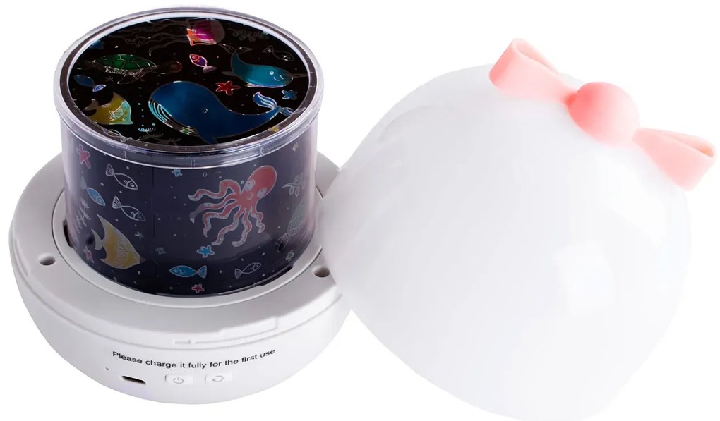 Dziewczęca lampka nocna z projektorem E0-E12