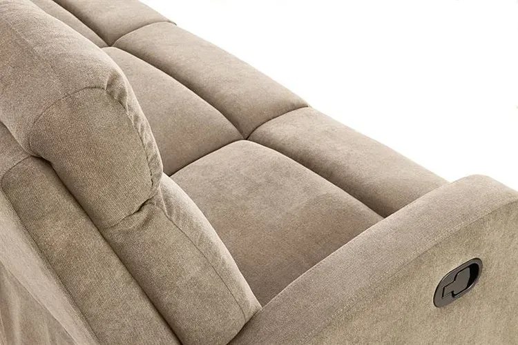 Beżowa trzyosobowa sofa rozkładana Palmira 4X