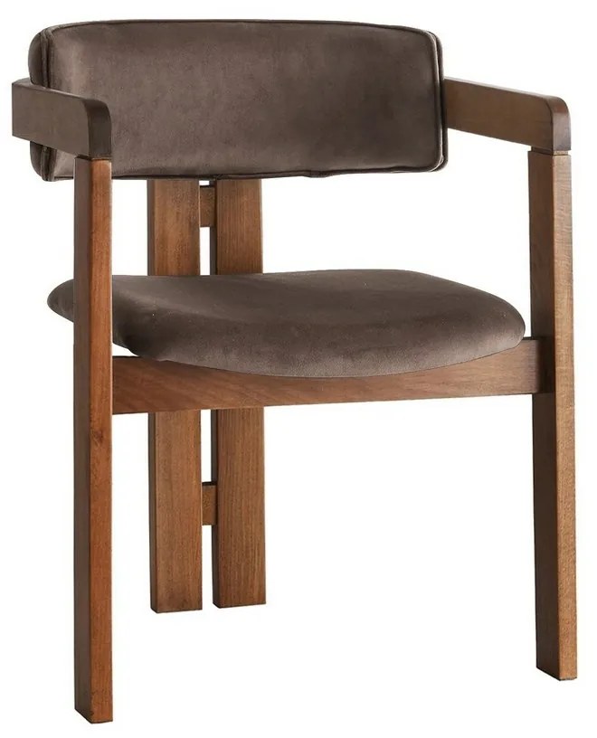 Krzesło do jadalni CO Dark Brown and Walnut
