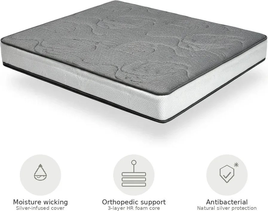 Twardy/średnio twardy piankowy materac 90x200 cm Zen Comfort – Bonami Selection