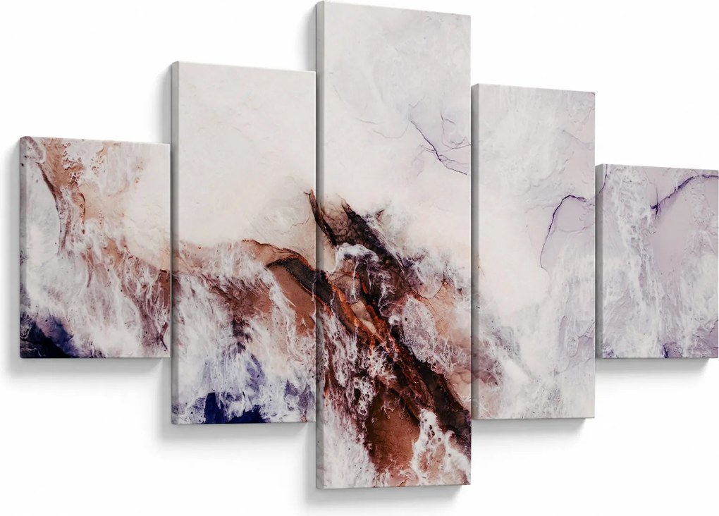 Obraz - Fioletowy marmur N⁰1 (125x70 cm)