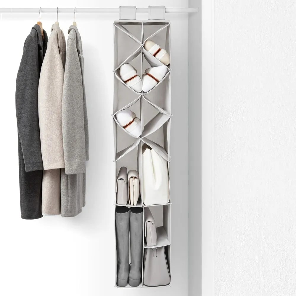 Wiszący tekstylny organizer do szafy – Rayen