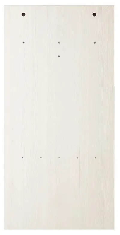 Biały zestaw do przedpokoju z litego drewna sosnowego 60x120x25 cm Anita – Støraa
