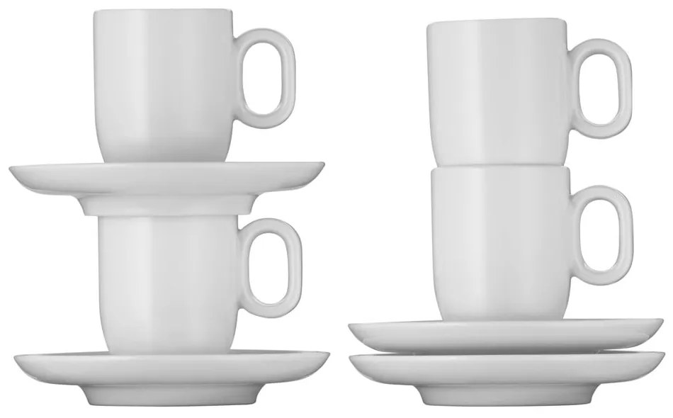 Białe porcelanowe filiżanki na espresso zestaw 2 szt. 60 ml Barista – WMF