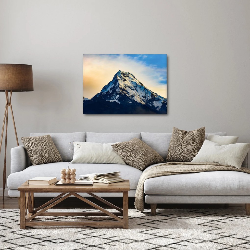 Obraz ośnieżonych gór, Nepal (70x50 cm)