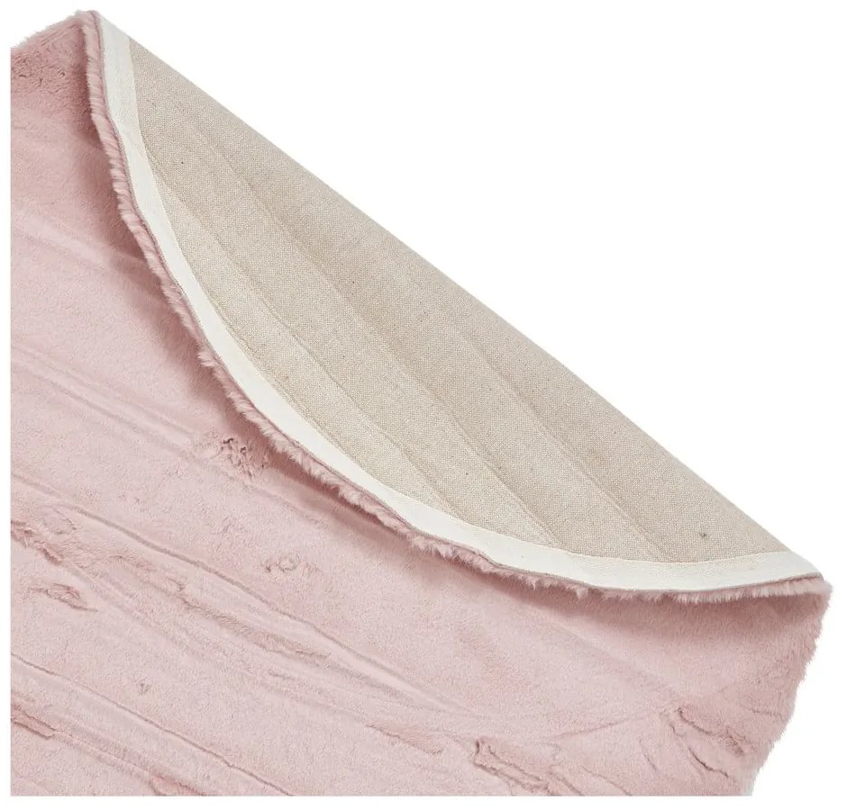 Różowy dywan Think Rugs Teddy, ⌀ 120 cm