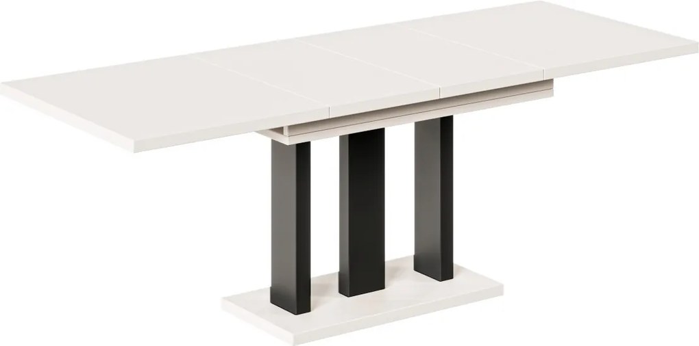 Rozkładany stół Appia 210 kaszmir / noga czarny mat