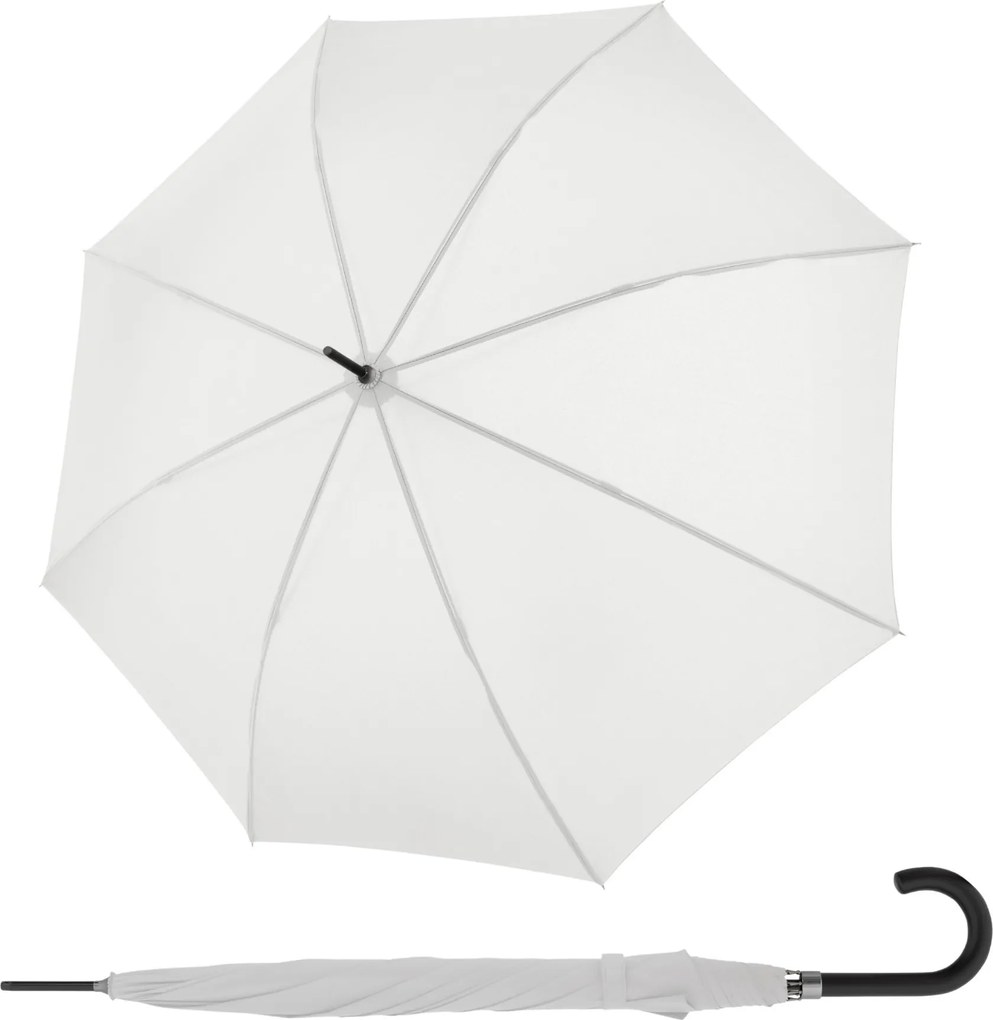 Doppler Bristol AC - biały parasol automatyczny typu prostego