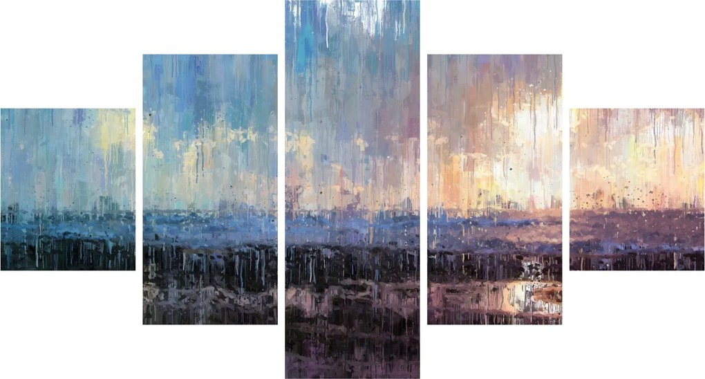 Obraz - Abstrakcja (125x70 cm)