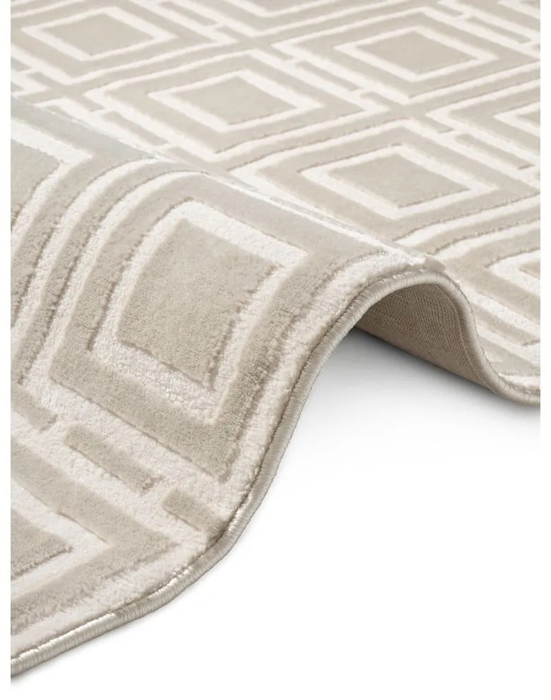 Kremowy dywan 160x235 cm Perles Howlite – Elle Decoration