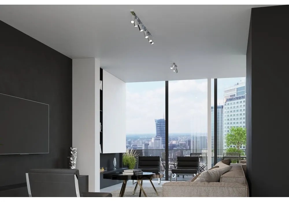 Kinkiet w kolorze srebra Sollux Etna