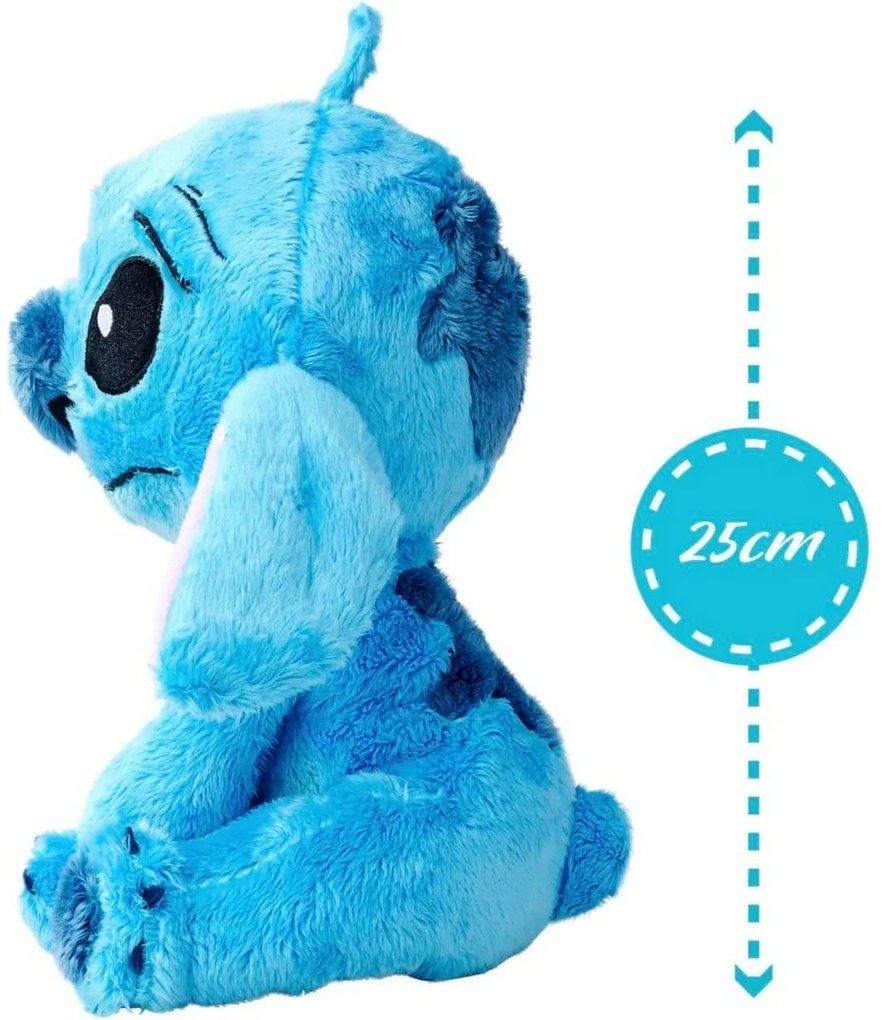 Rappa Pluszowy Stitch siedzący rozm. M, niebieski