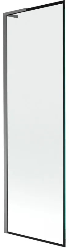 Mexen Next L parawan nawannowy 1-skrzydłowy 60 x 150 cm, czarny wzór, gun metal - 895-060-000-03-70-95