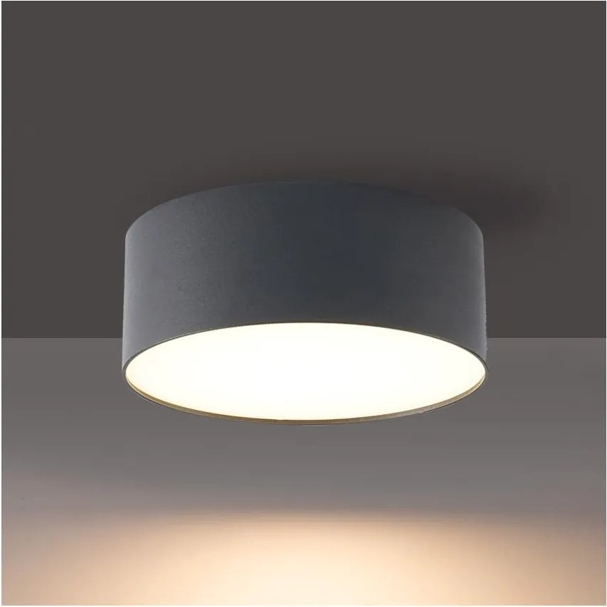Brilagi - LED Łazienkowy plafon FORIS LED/14W/230V Ø 12 cm antracyt IP44