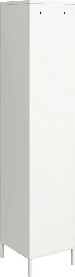 Biała metalowa szafka 38x185x40 cm Mission District – Støraa