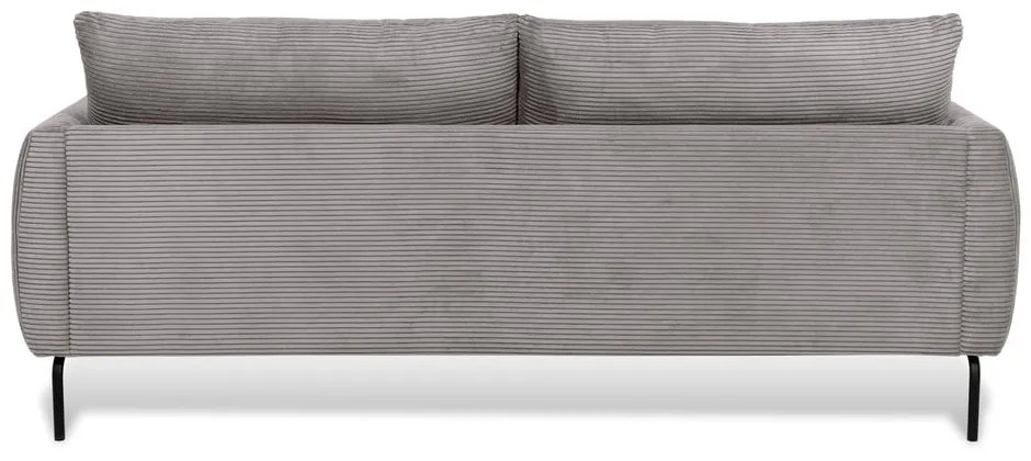 Jasnoszara sztruksowa sofa 212 cm Venray – Scandic