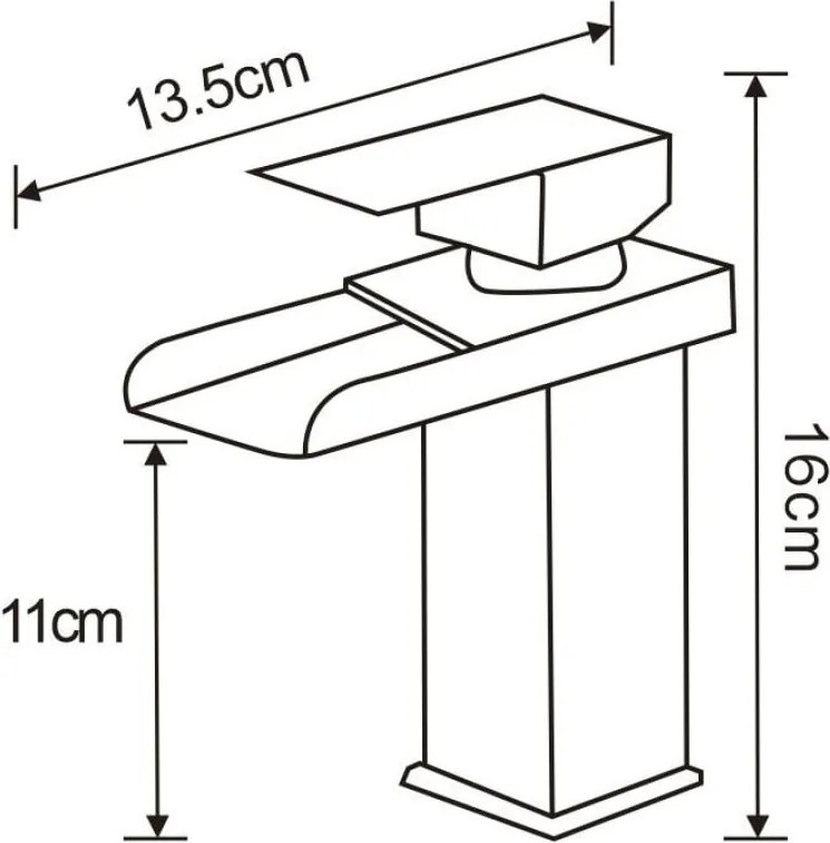 Mexen Hydra bateria umywalkowa, czarna - 744900-70