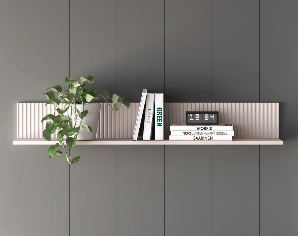 Półka ścienna 120 cm Dunea 10, kaszmir