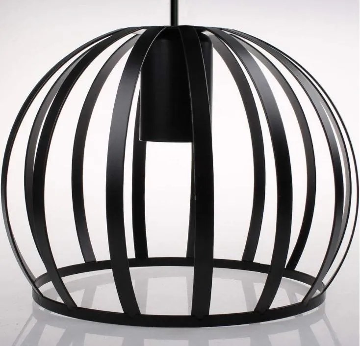 Lampa sufitowa metalowa loft klosz wisząca AT41-3SZ-Czarna