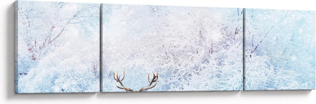 Obraz majestatycznego jelenia (170x50 cm)