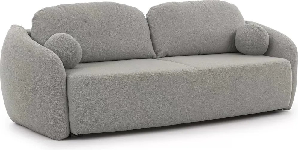 Kanapa Latina z funkcją spania - szara boucle Lambi 11