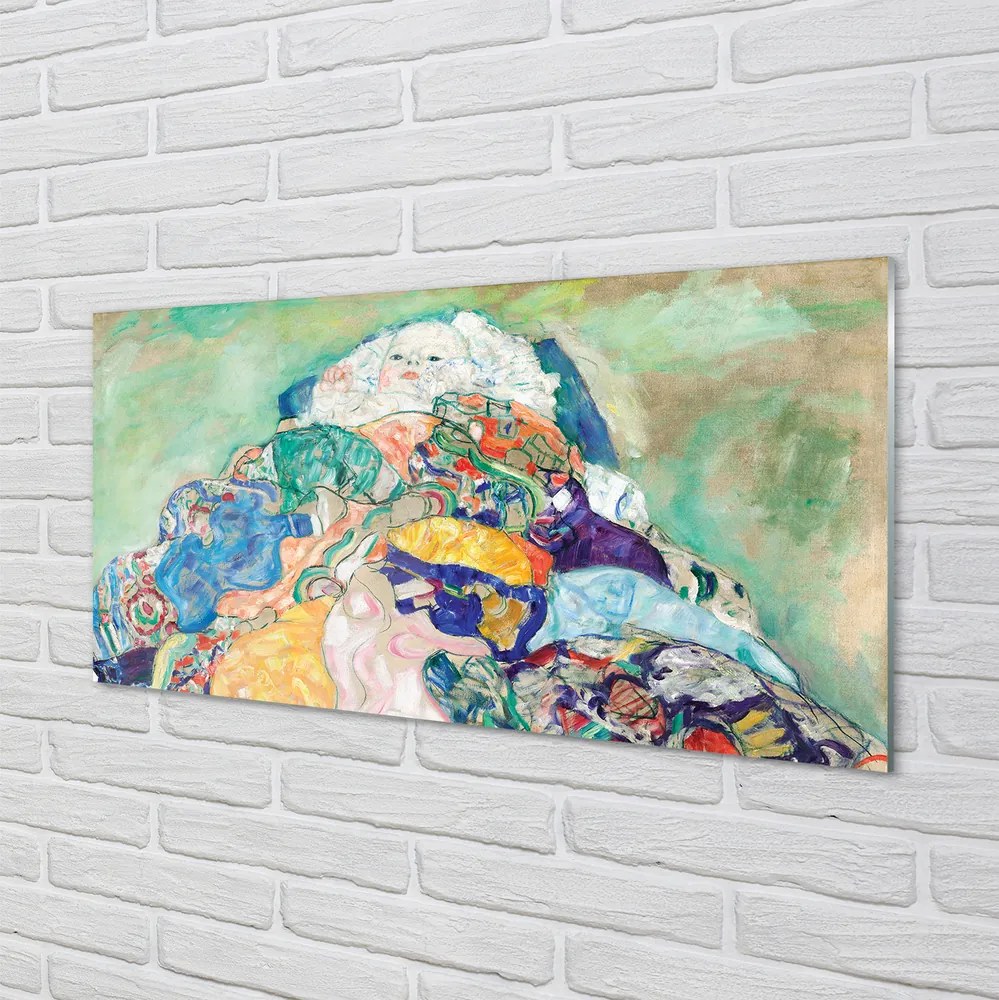 Szklany Panel Kołyska - Gustav Klimt