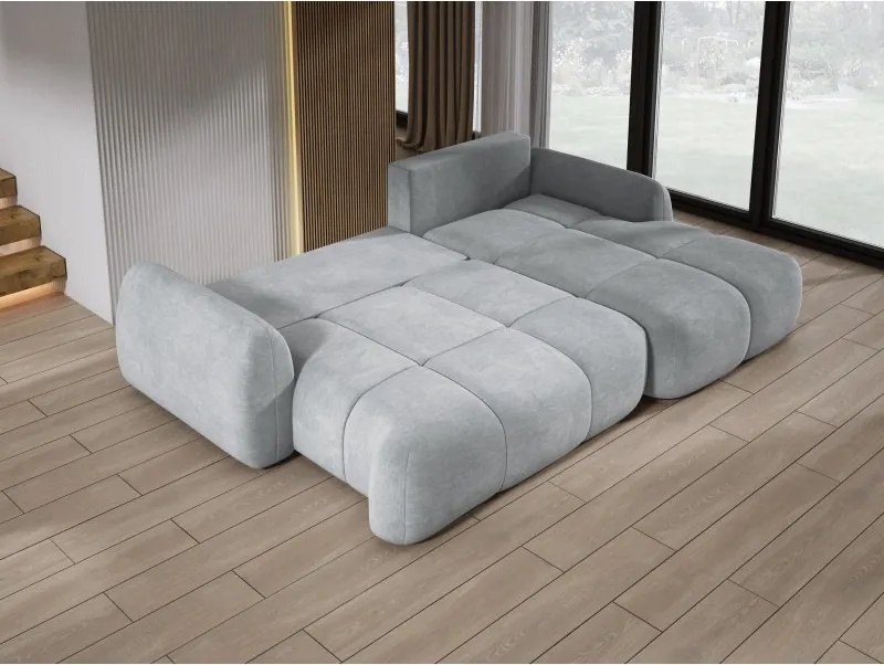 Narożnik COCO z funkcją spania poduszkami i pojemnikiem Cloud 81 DOMOHOME