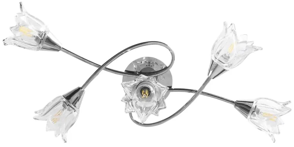 Lampa sufitowa z kloszami w formie kwiatów - 4X EX214 W2-S07