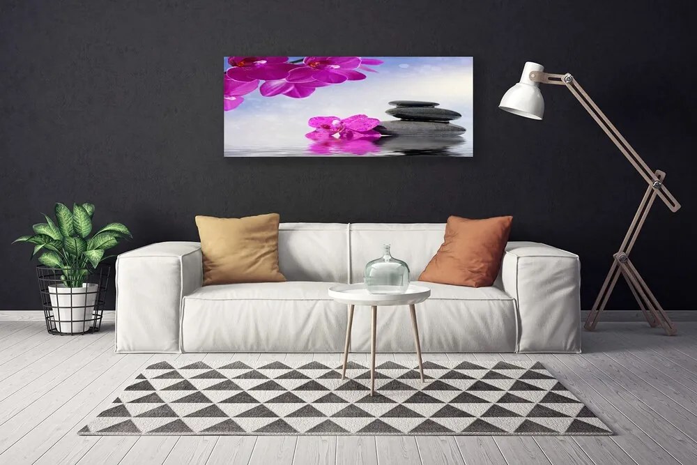 Obraz na płótnie Egzotyczna Kompozycja Storczyków