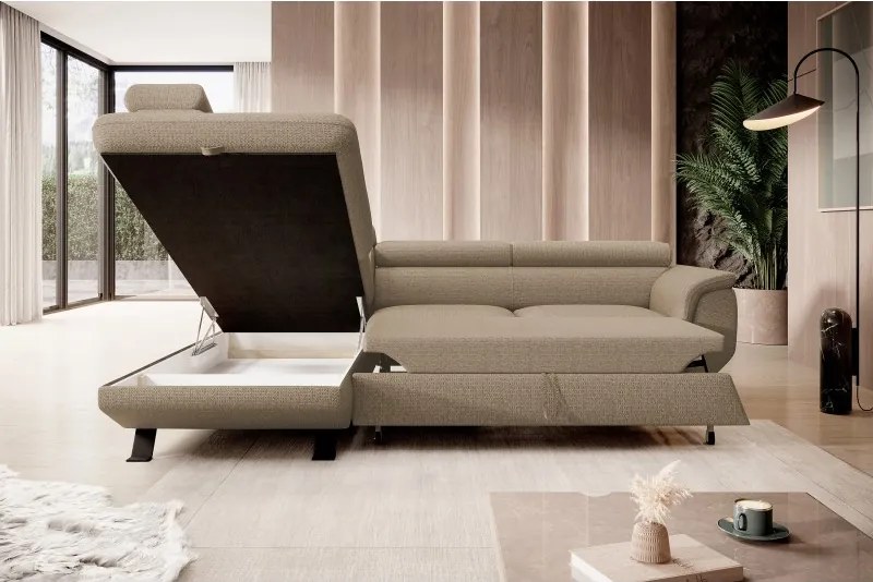 Narożnik RAVEN L z funkcją spania WERSAL