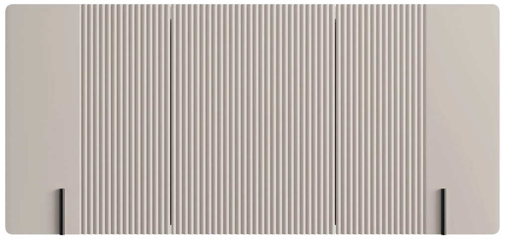 Komoda Malmi 150 cm wisząca - kaszmir / czarny