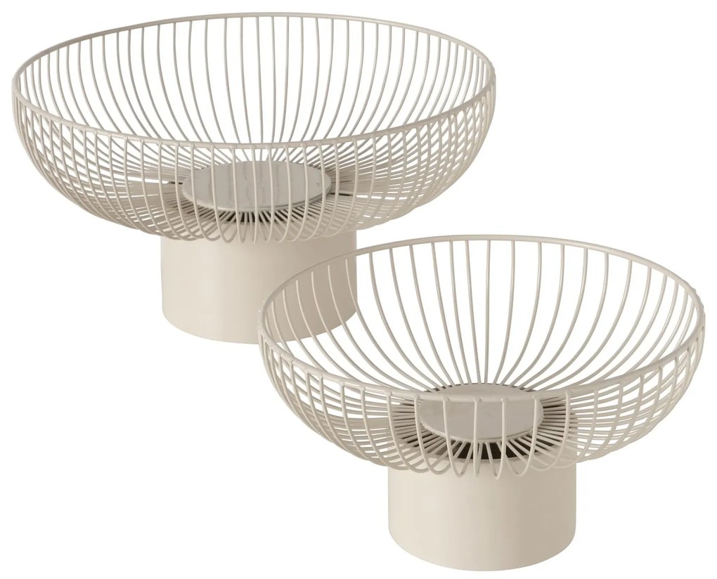 Patery metalowe na owoce CINDY, 2 szt. Ø 30-39 cm