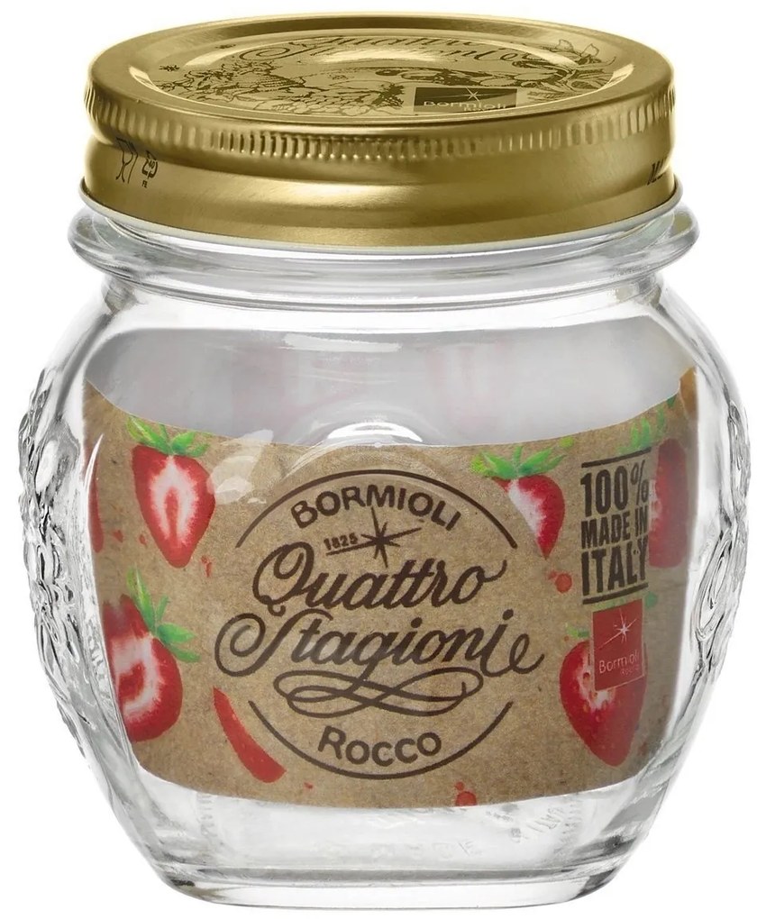 Bormioli Rocco Słoik z pokrywką Quattro Stagioni Anfora, 300 ml