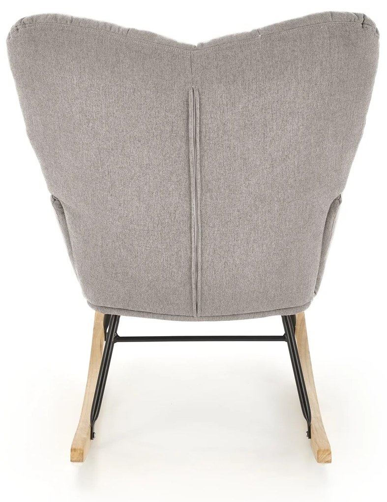 VASCO fotel bujany popielaty