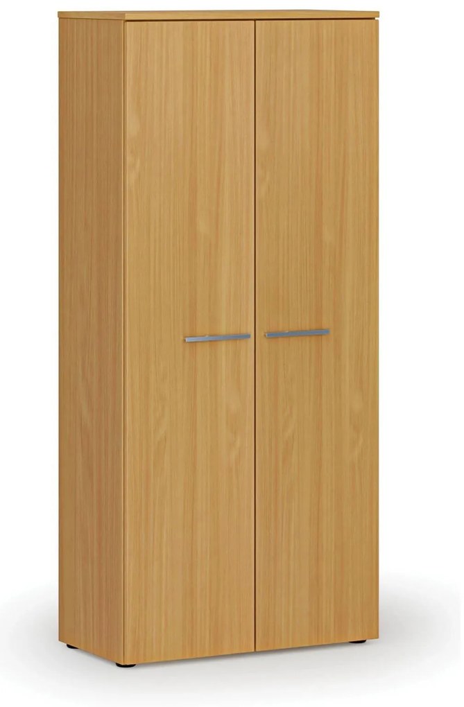 Szafa ubraniowa z wysuwem PRIMO WOOD, 800 x 420 x 1781 mm, buk