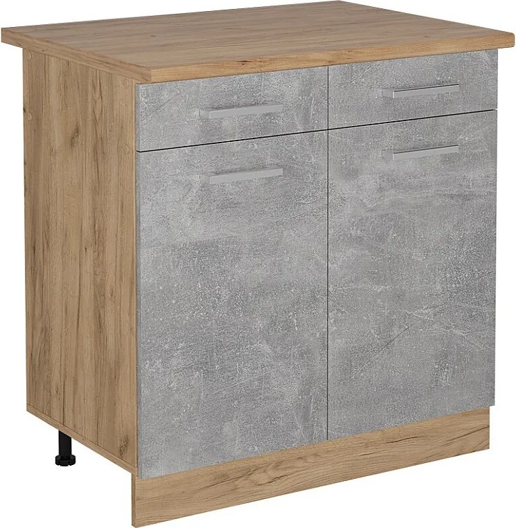 Szafka dolna do kuchni beton 80x60x81.6 r-line