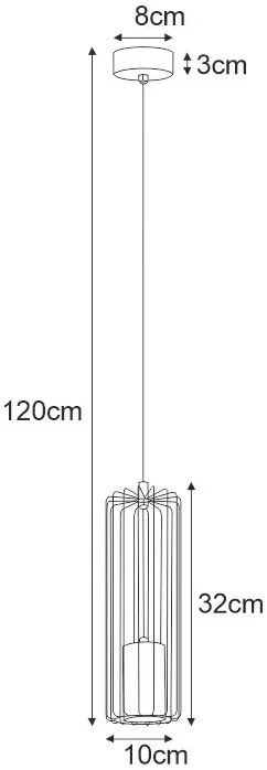 Czarno-złota lampa wisząca nad wyspę - S774 Mimi 4X