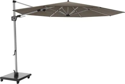 HYPERION 340 PRESTIGE – luksusowy huśtawkowy parasol ogrodowy z bocznym drążkiem : Kolor parasola - Kávová