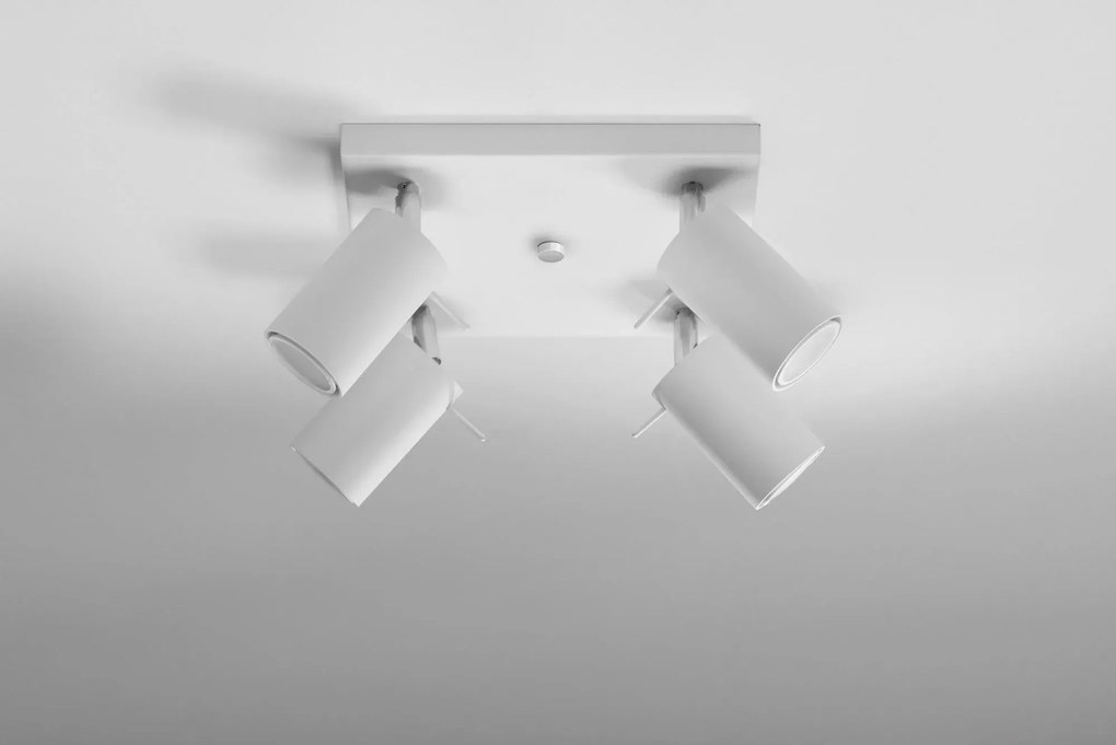 Kwadratowy plafon LED E784-Sewo - biały