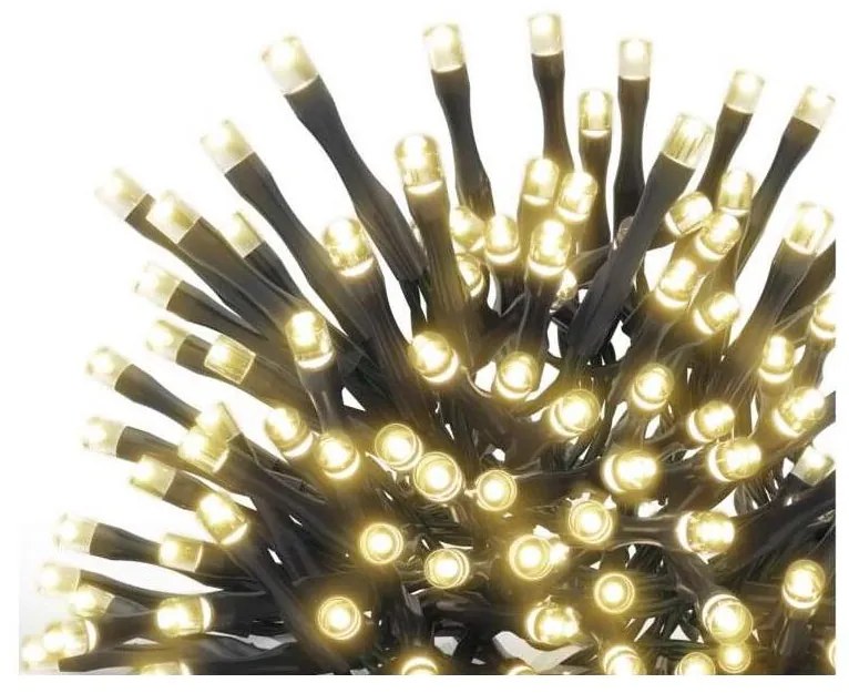 LED Zewnętrzny łańcuch bożonarodzeniowy 100xLED/15m IP44 ciepła biel