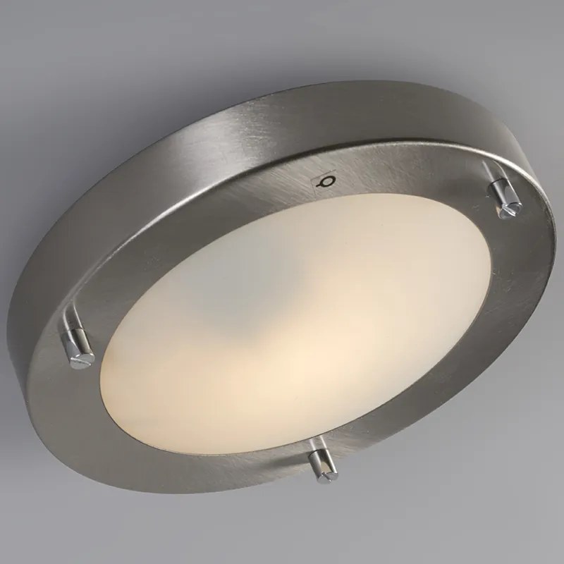 Zewnetrzna Nowoczesna lampa sufitowa stalowa 18 cm IP44 - YumaDesignerski Oswietlenie zewnetrzne