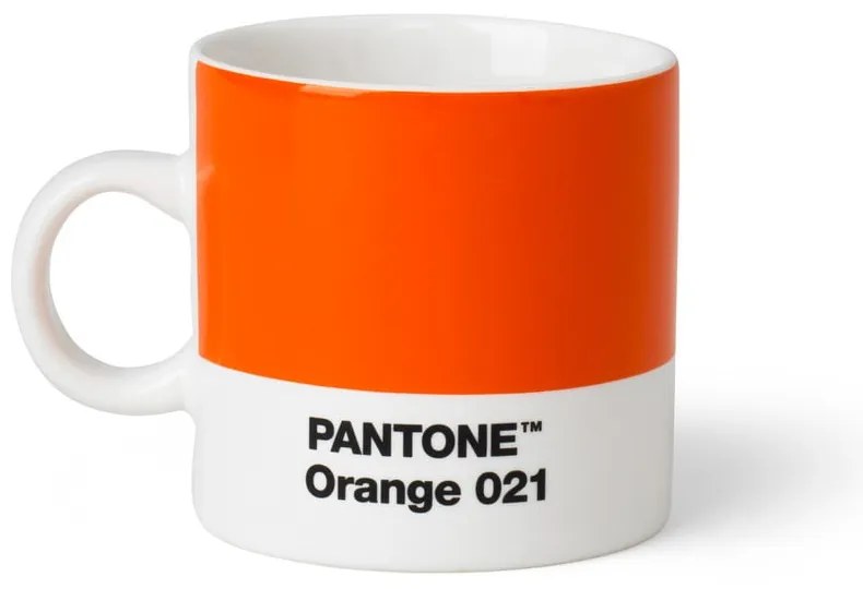 Czerwony ceramiczny kubek na espresso 120 ml Espresso Orange 021 – Pantone